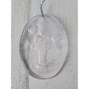 Acrylic 1986‎ Soldier Boy ornament Xmas Decor clear